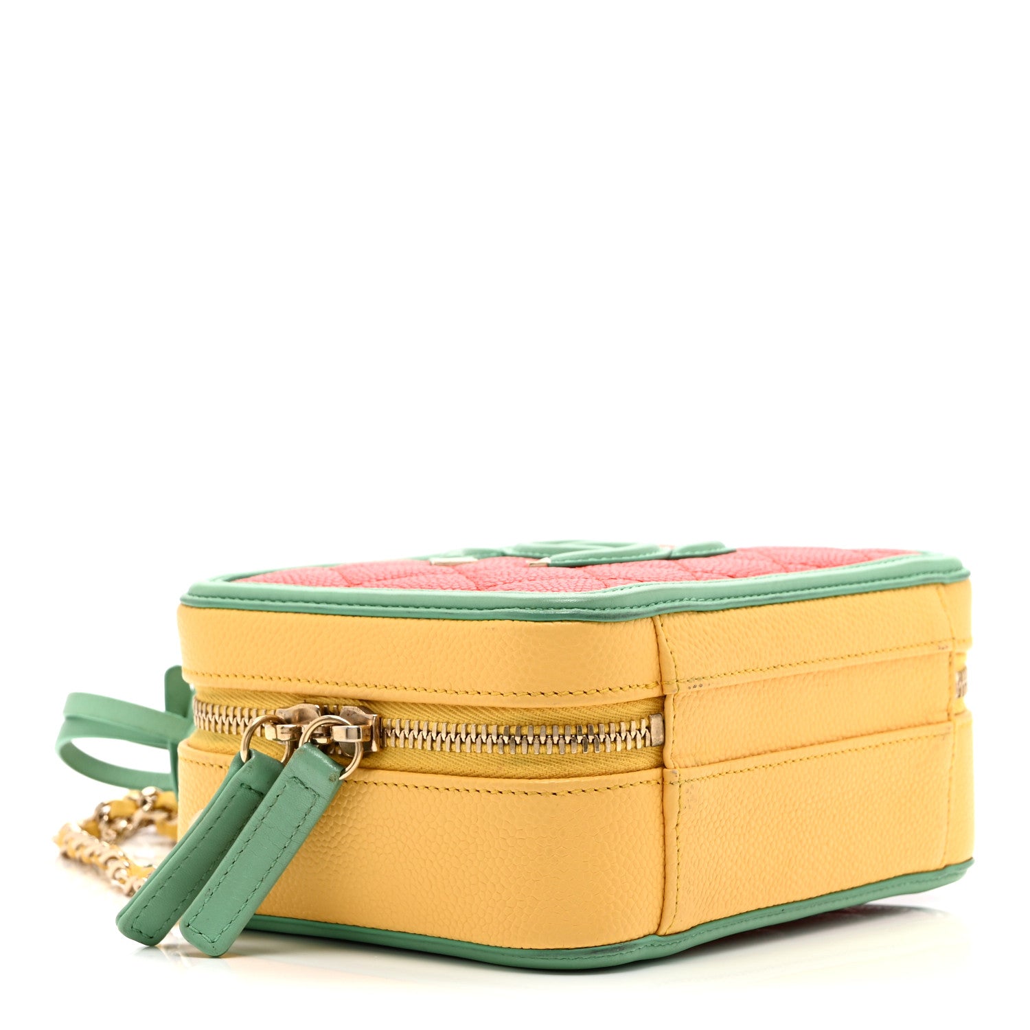 Chanel Caviar Quilted Small CC Filigree Vanity Case Multicolor 9 of 10