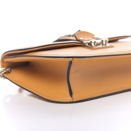 Valentino Garavani Vitello Small Glam Lock Rockstud Flap Mandarin Sorbet 9 of 12