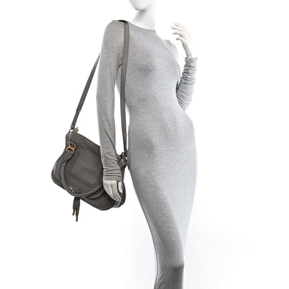 Chloe Calfskin Medium Marcie Satchel Cashmere Grey 2 of 10