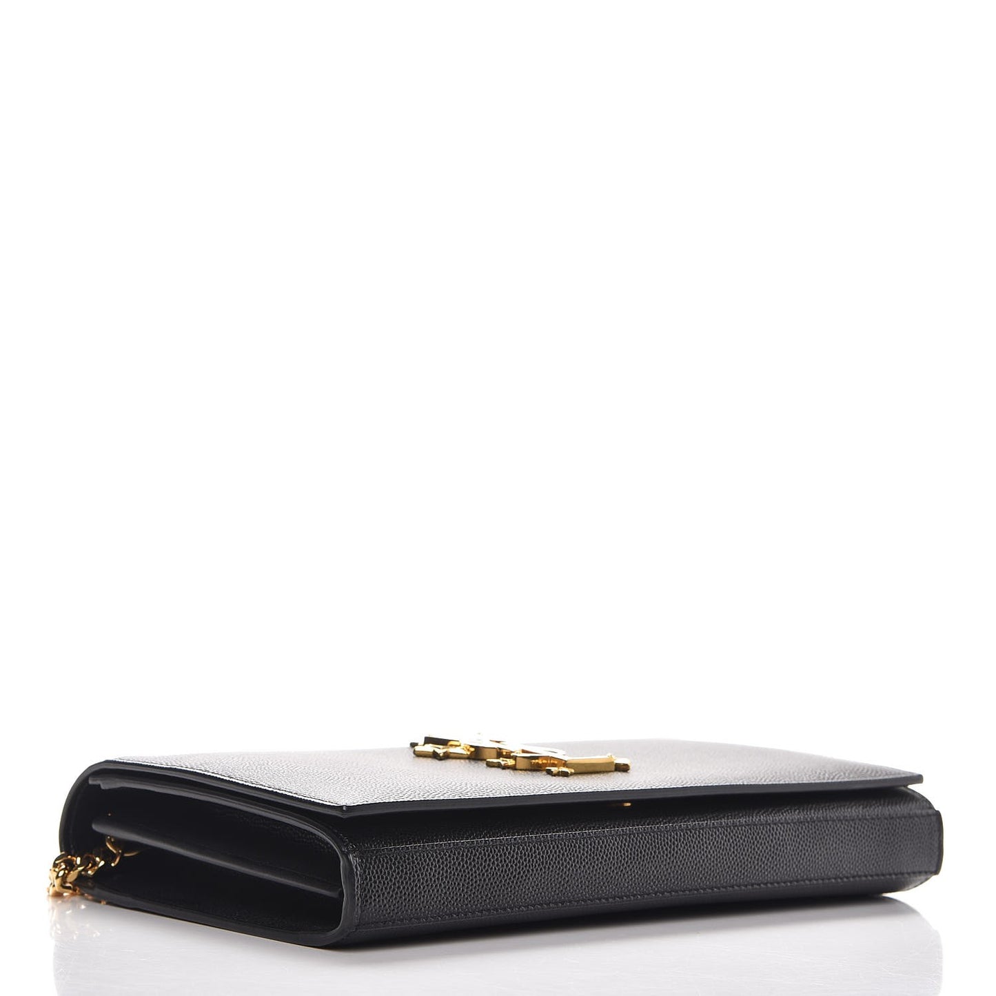 Grain De Poudre Star Studded Monogram Wallet on Chain Black