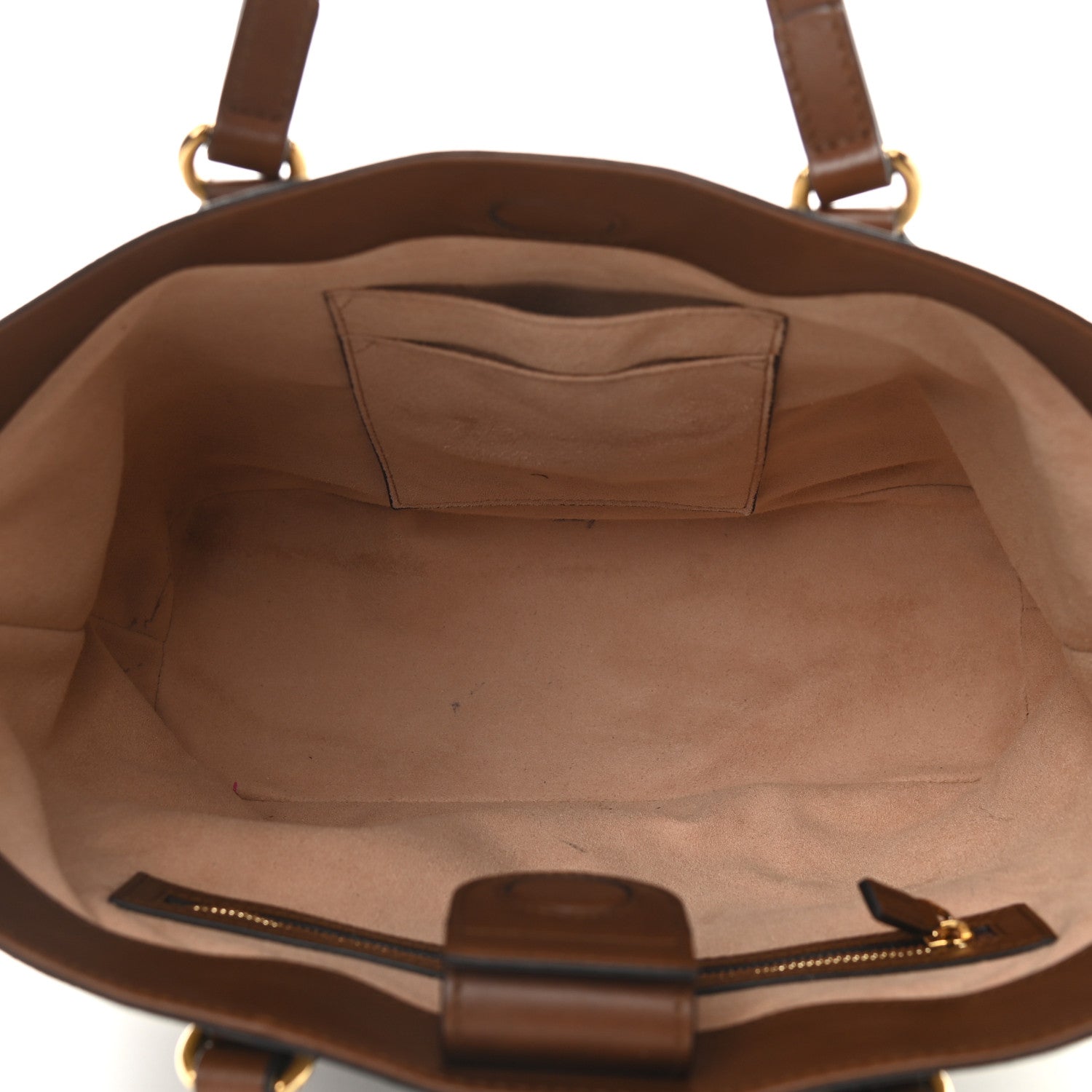 Gucci Soft GG Supreme Monogram Small Crossbody Tote Beige Cuir 5 of 10