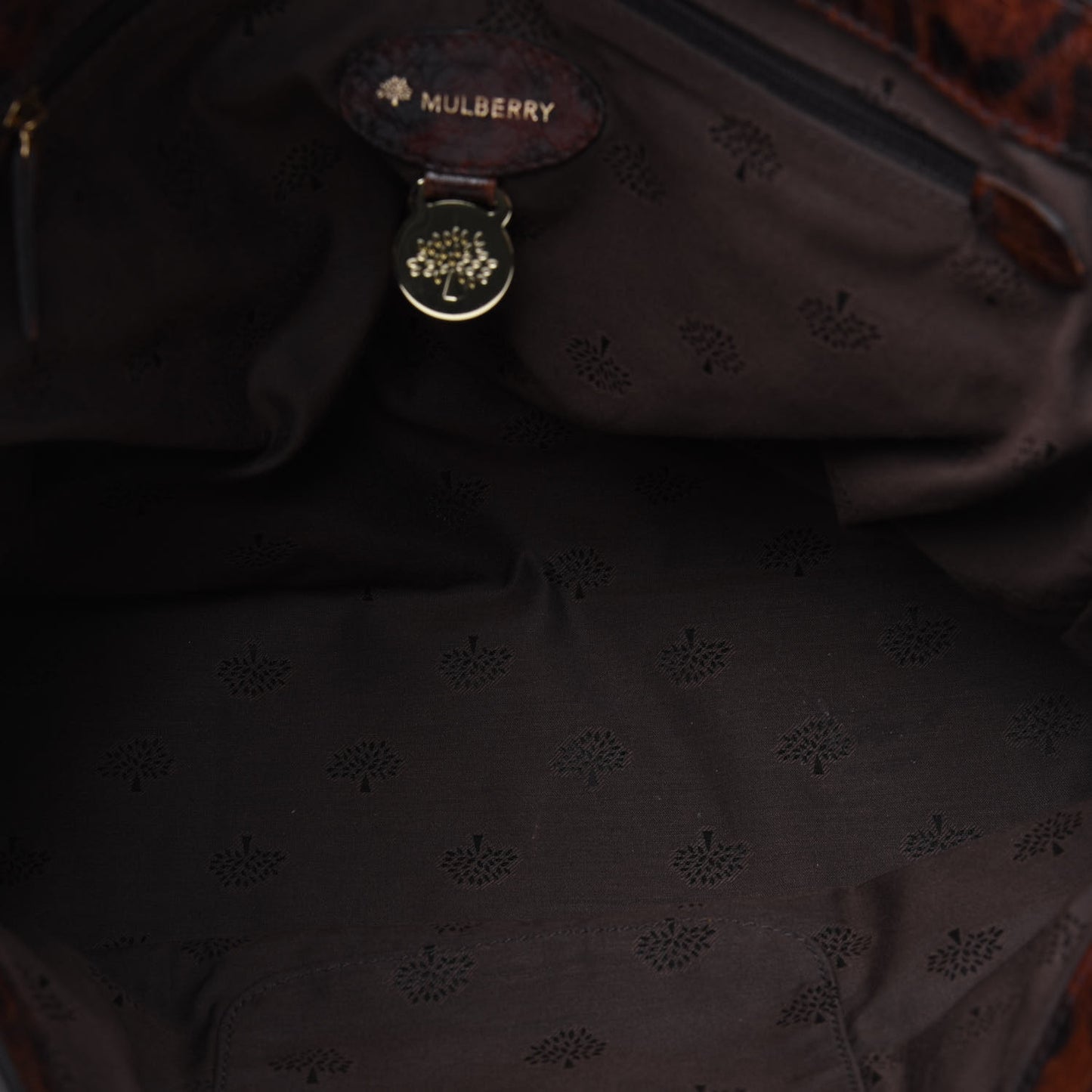 Shiny Leopard Oversized Alexa Dark Oak
