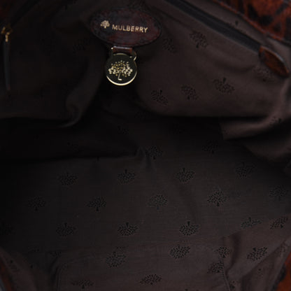 Mulberry Shiny Leopard Oversized Alexa Dark Oak 6 of 24