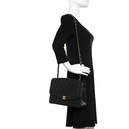 Chanel Lambskin Quilted Medium Single Flap Black 2 of 12
