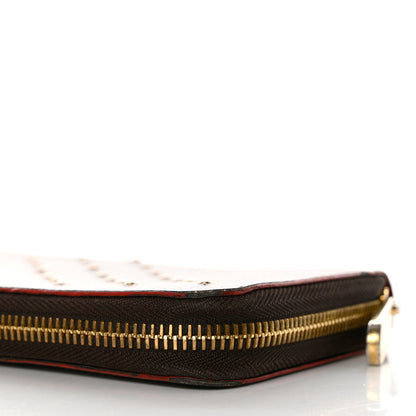 Louis Vuitton Damier Ebene Studded Zippy Wallet Cherry 11 of 11