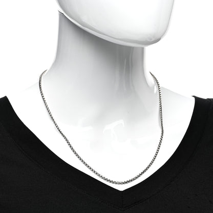 David Yurman Sterling Silver 2.7mm Small Box Chain Necklace 20" 2 of 4