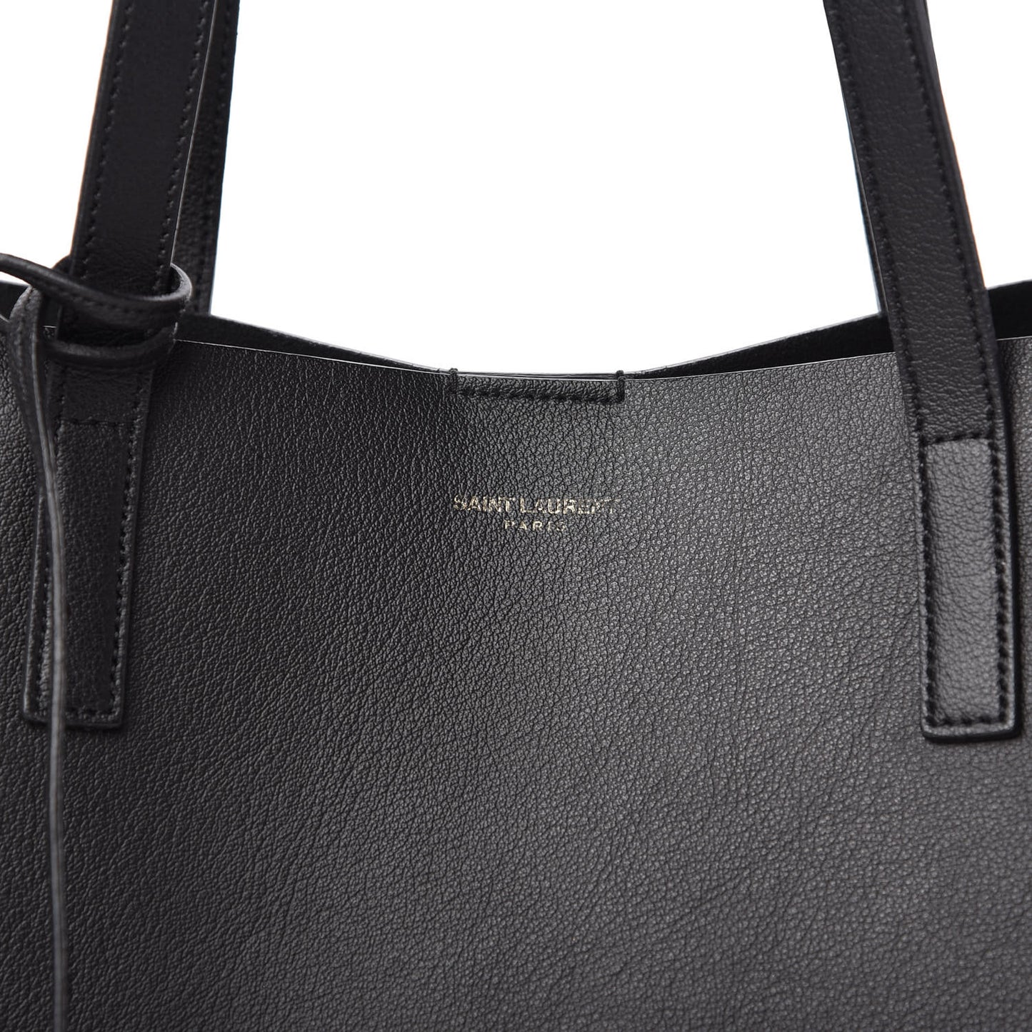 Calfskin Large Shopping Tote Black