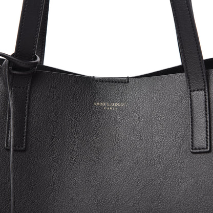 Saint Laurent Calfskin Large Shopping Tote Black 10 of 10