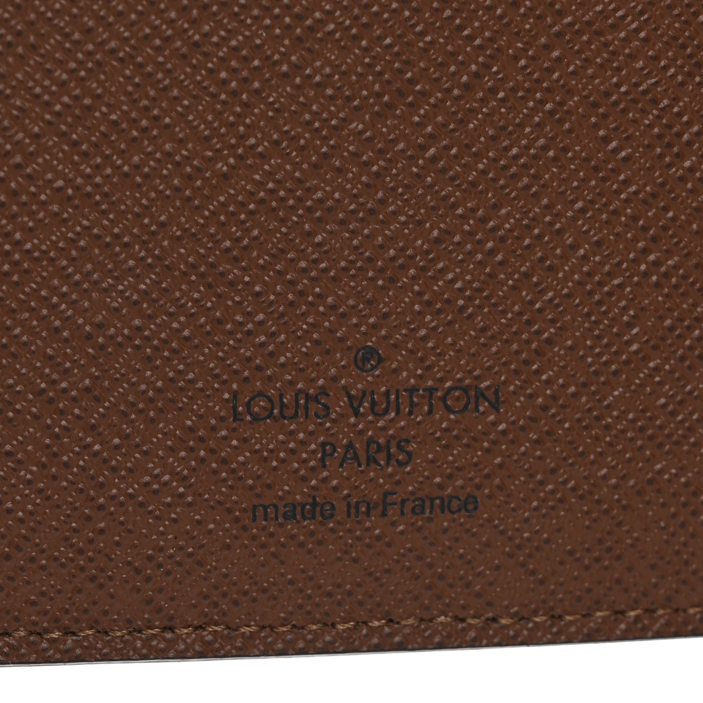 Monogram Desk Agenda Cover