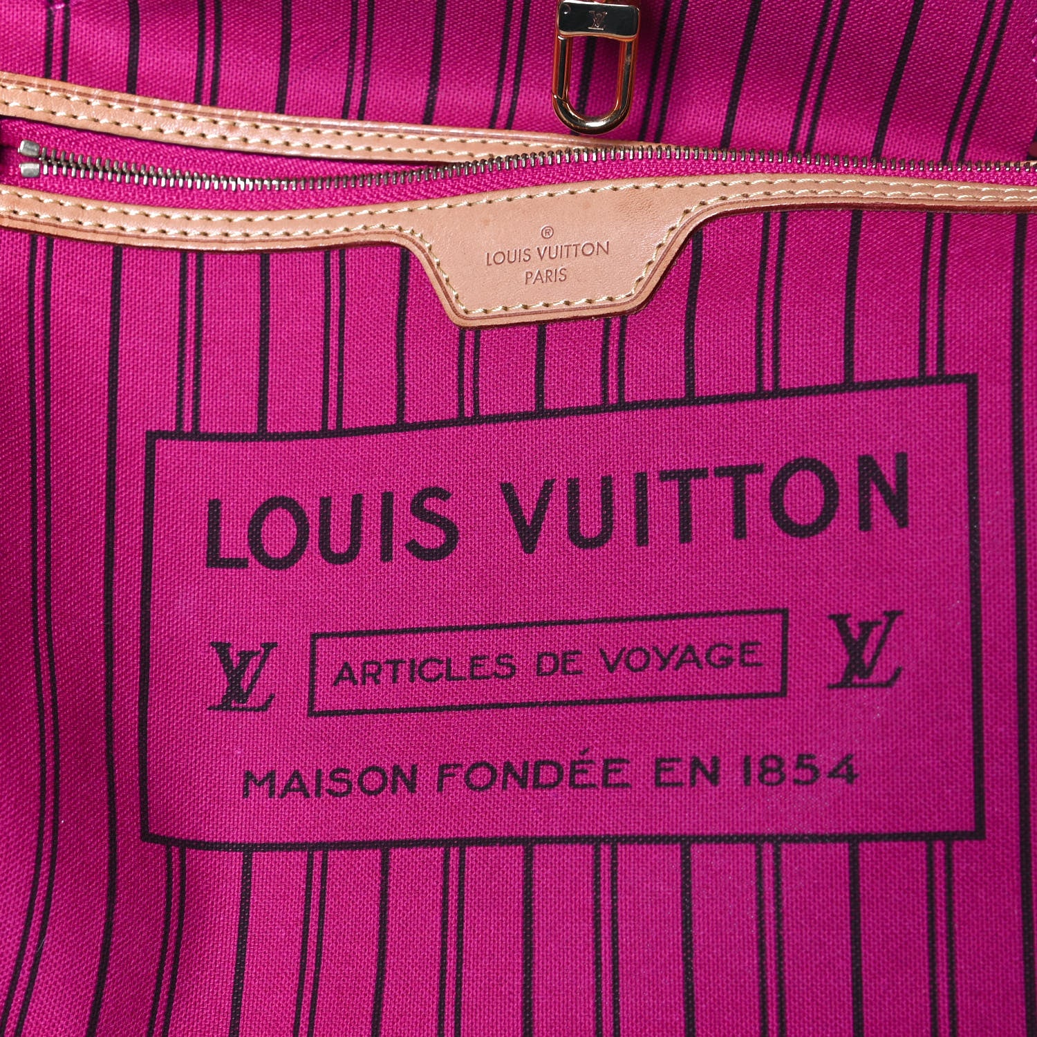 Louis Vuitton Monogram Neo Neverfull MM Fuchsia 6 of 11