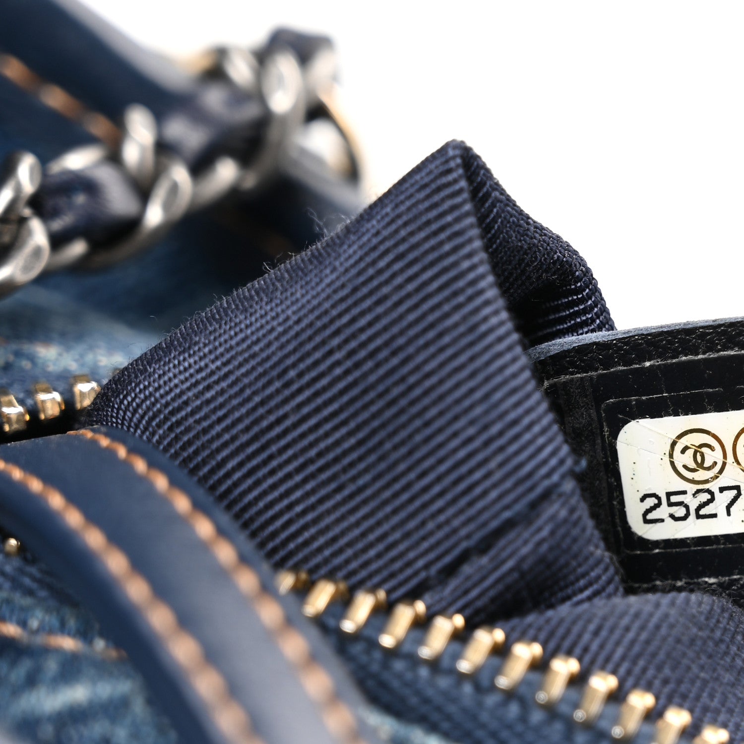 Chanel Denim Calfskin Medium Gabrielle Hobo Blue 7 of 11