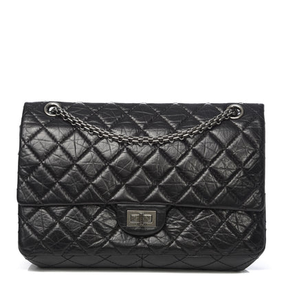 Chanel Aged Calfskin Quilted 2.55 Reissue 226 Flap Black 1 of 12
