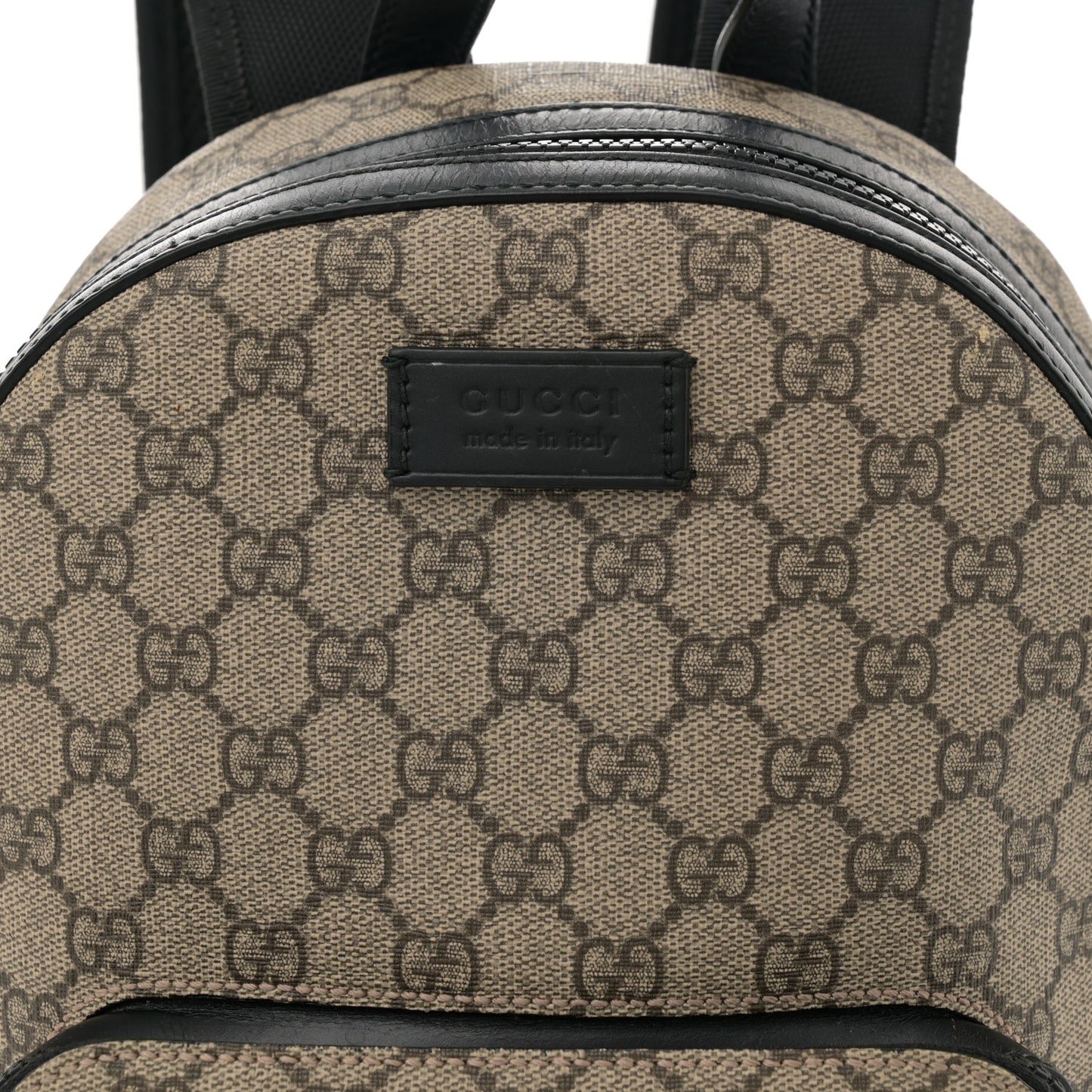 GG Supreme Monogram Small Eden Day Backpack Black