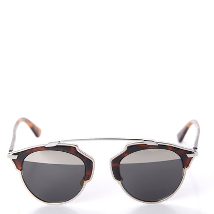 Christian Dior So Real Sunglasses Palladium Havana 4 of 9