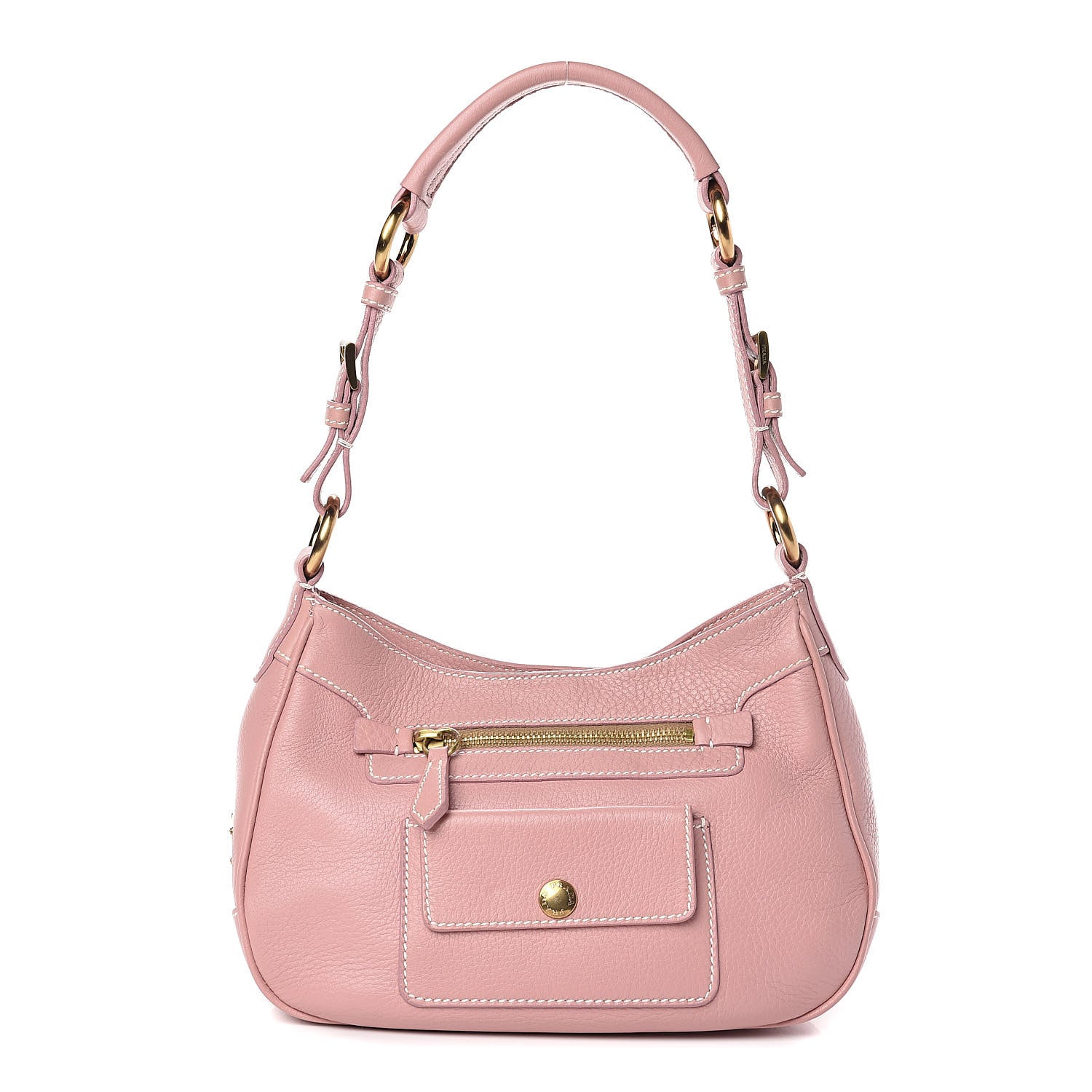 Prada Vitello Daino Hobo Rosa 1 of 16