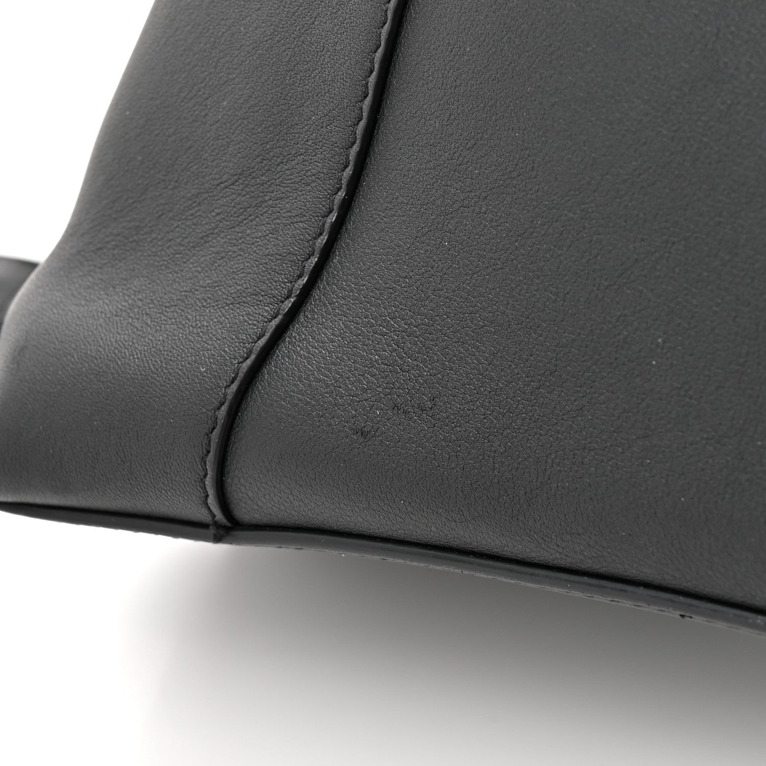 Balenciaga Semi Shiny Smooth Calfskin Monochrome Small Downtown Shoulder Bag Black 15 of 15