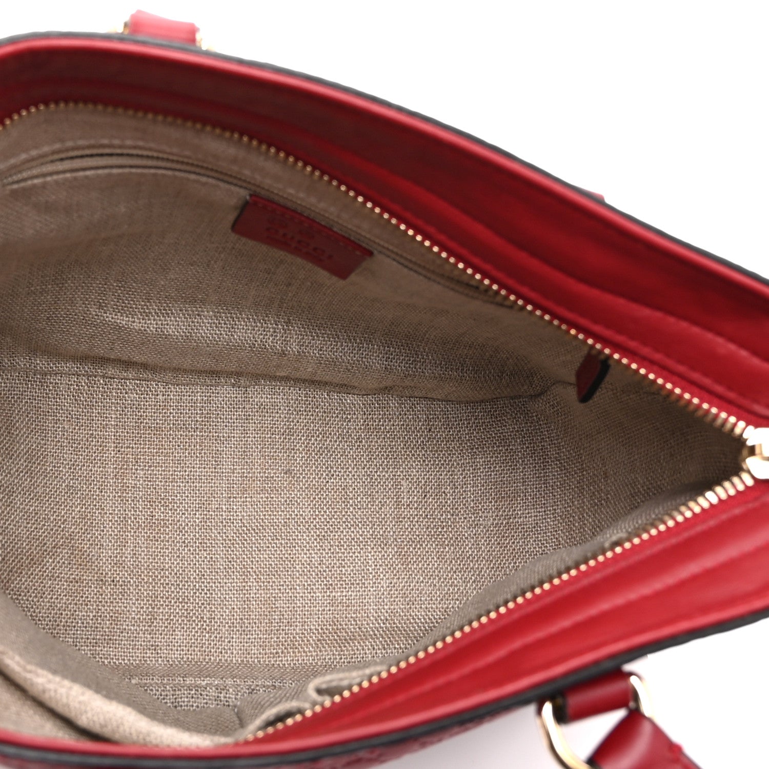 Gucci Microguccissima Small Bree Tote Red 5 of 11