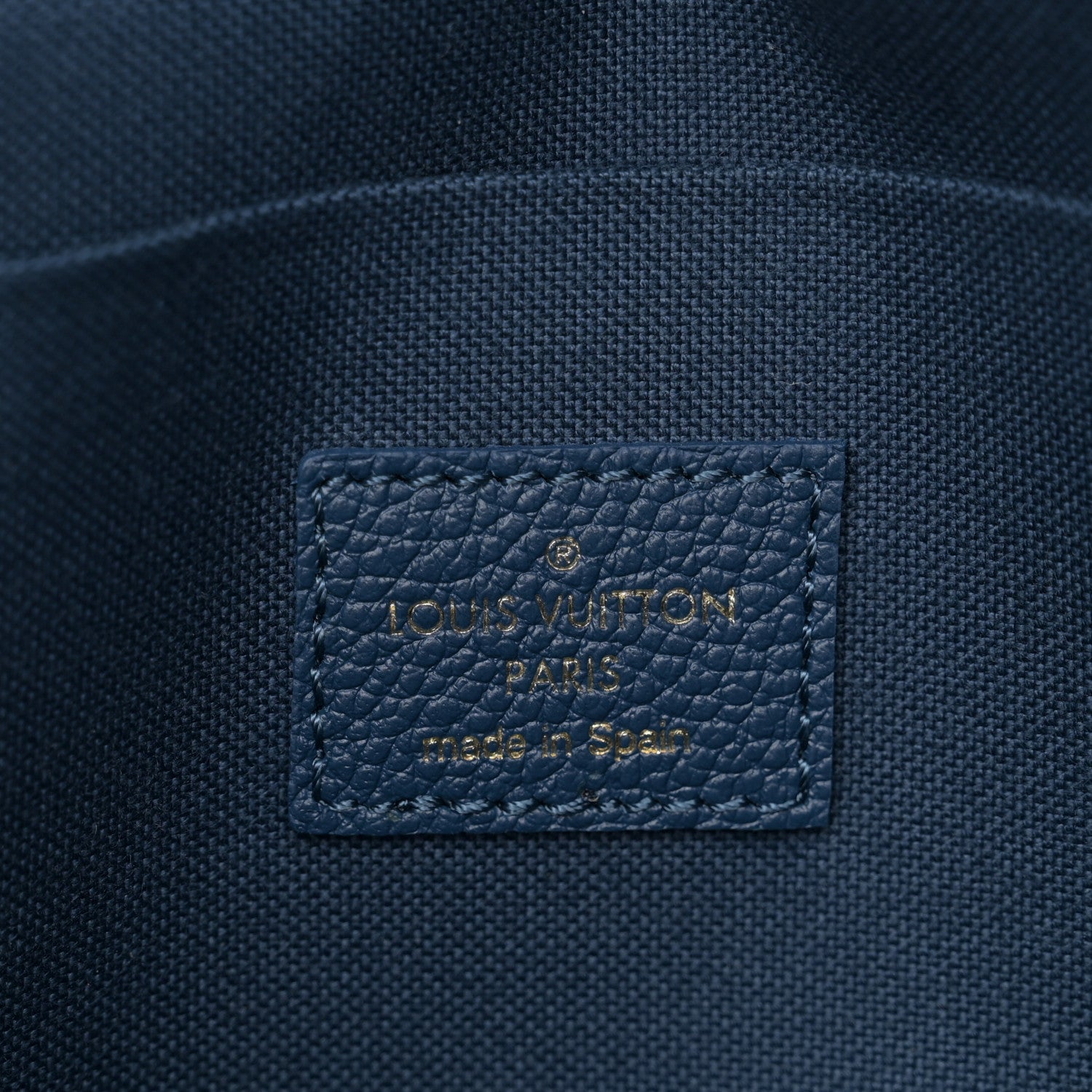 Louis Vuitton Empreinte Monogram Giant Felicie Pochette Chain Wallet Gradient Blue 7 of 10