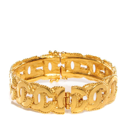 Chanel CC Hinge Bracelet Gold 3 of 4