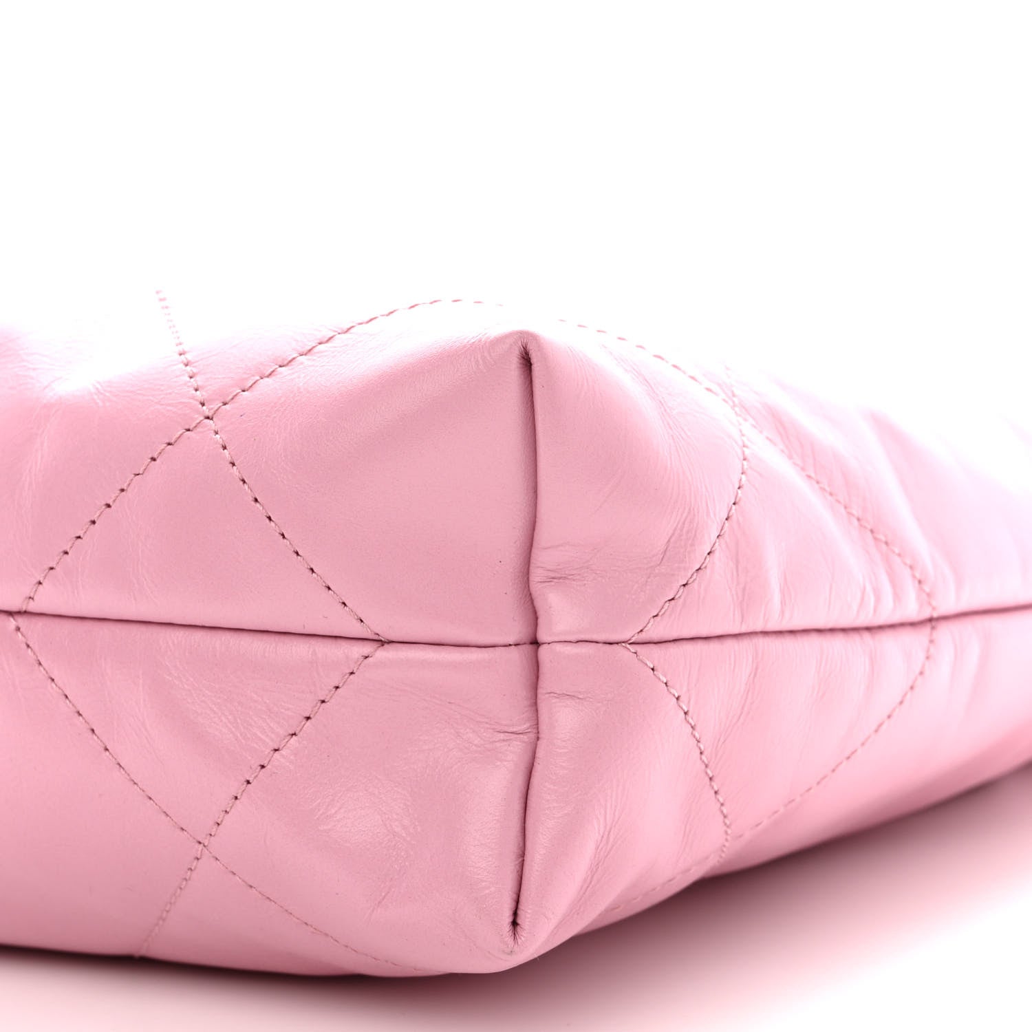 Chanel Shiny Calfskin Quilted Small Chanel 22 Dark Pink 12 of 12