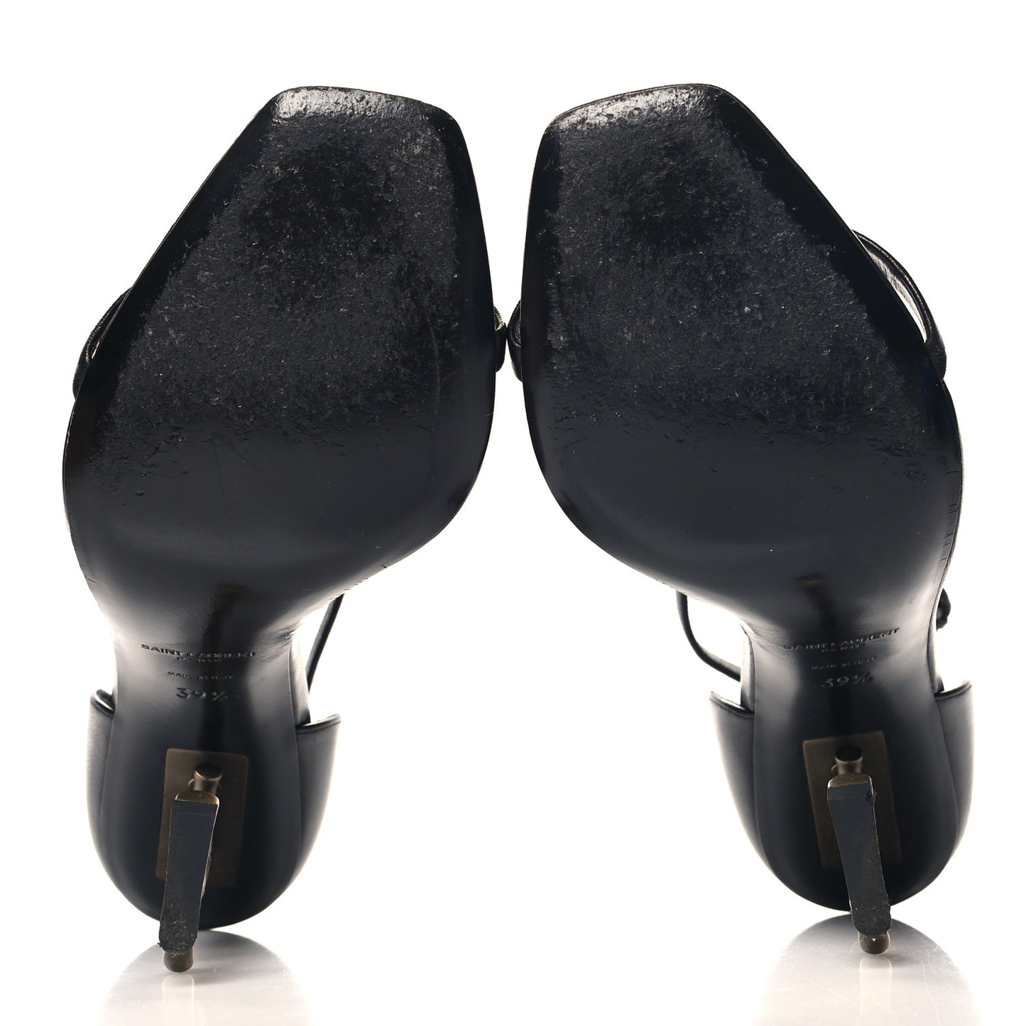 Nappa Vendome Opyum 110 Sandals 39.5 Black Aged Gold