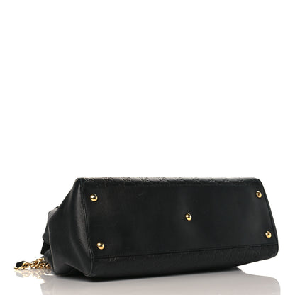 Gucci Guccissima Signature Large Shoulder Tote Bag Black 3 of 12