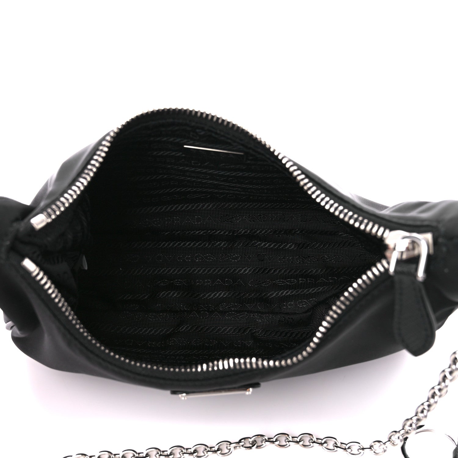 Prada Nylon Re-Edition 2005 Shoulder Bag Black 4 of 13