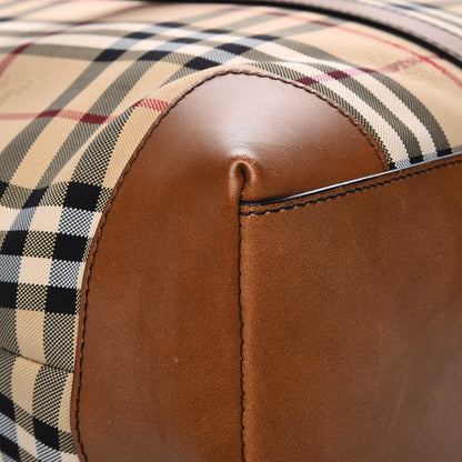 Burberry Horseferry Check Garnett Tote Tan 12 of 13