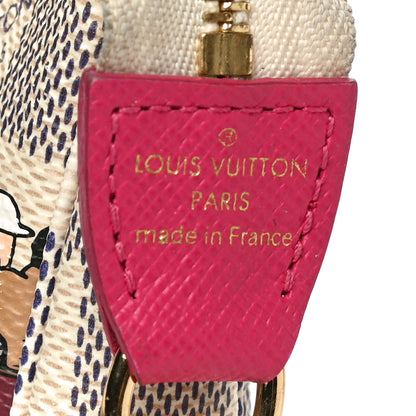 Louis Vuitton Damier Azur 2015 Christmas Animation Mini Pochette Accessories 7 of 11