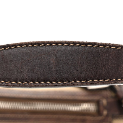 Prada Jacquard Logo Hobo Corda Bruciato 17 of 17