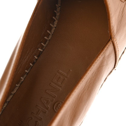 Chanel Lambskin CC Espadrilles 39 Light Brown 12 of 12