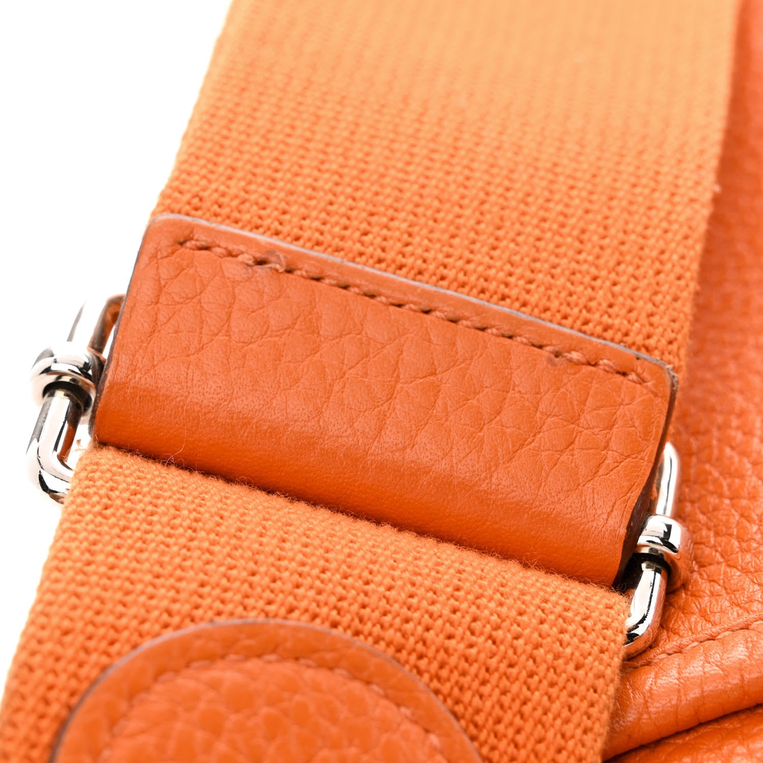 Hermes Taurillon Clemence Evelyne III PM Orange 12 of 14