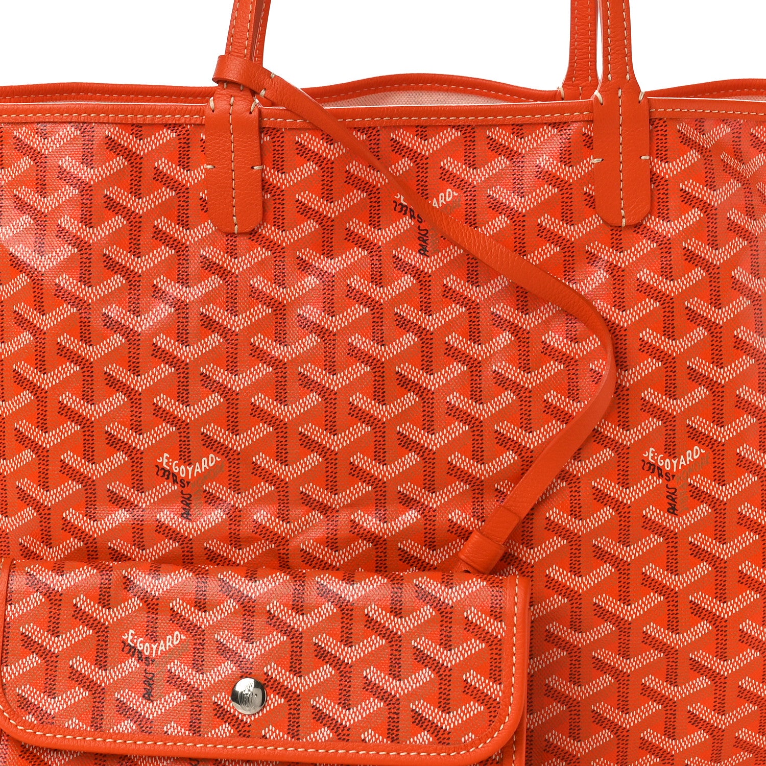 Goyard Goyardine Saint Louis PM Orange 8 of 10