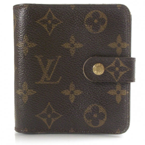 Monogram Compact Zippe Zipped Wallet