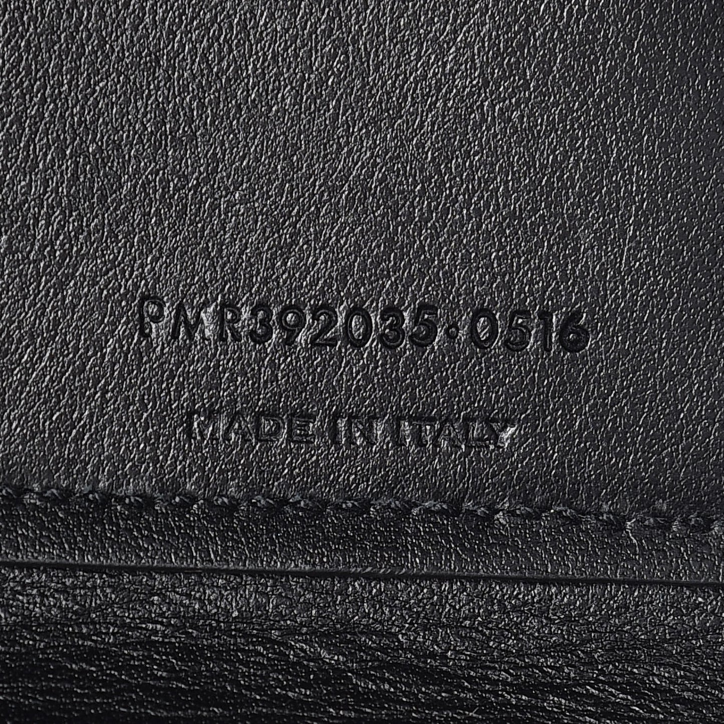 Grained Calfskin Nano Sac De Jour Black