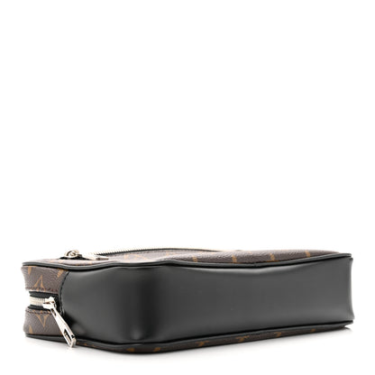 Louis Vuitton Monogram Macassar Kasai Clutch Black 4 of 12