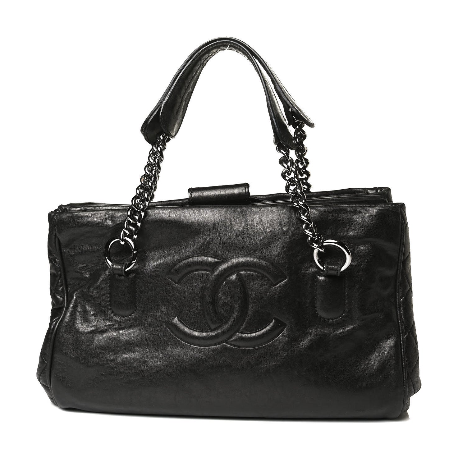 Calfskin Large Perfect Day Tote Black
