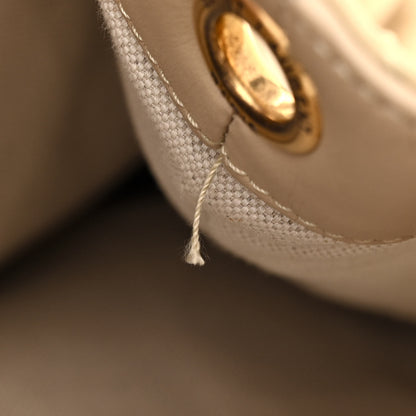 Saint Laurent Nubuck Suede Quilted Maxi Icare Shopping Tote Beige 12 of 14