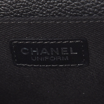 Chanel Grained Calfskin Quilted 2.55 Reissue Flap Belt Bag Clutch Black 6 of 7