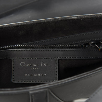 Christian Dior Ultra Matte Calfskin Saddle Bag Black 11 of 14
