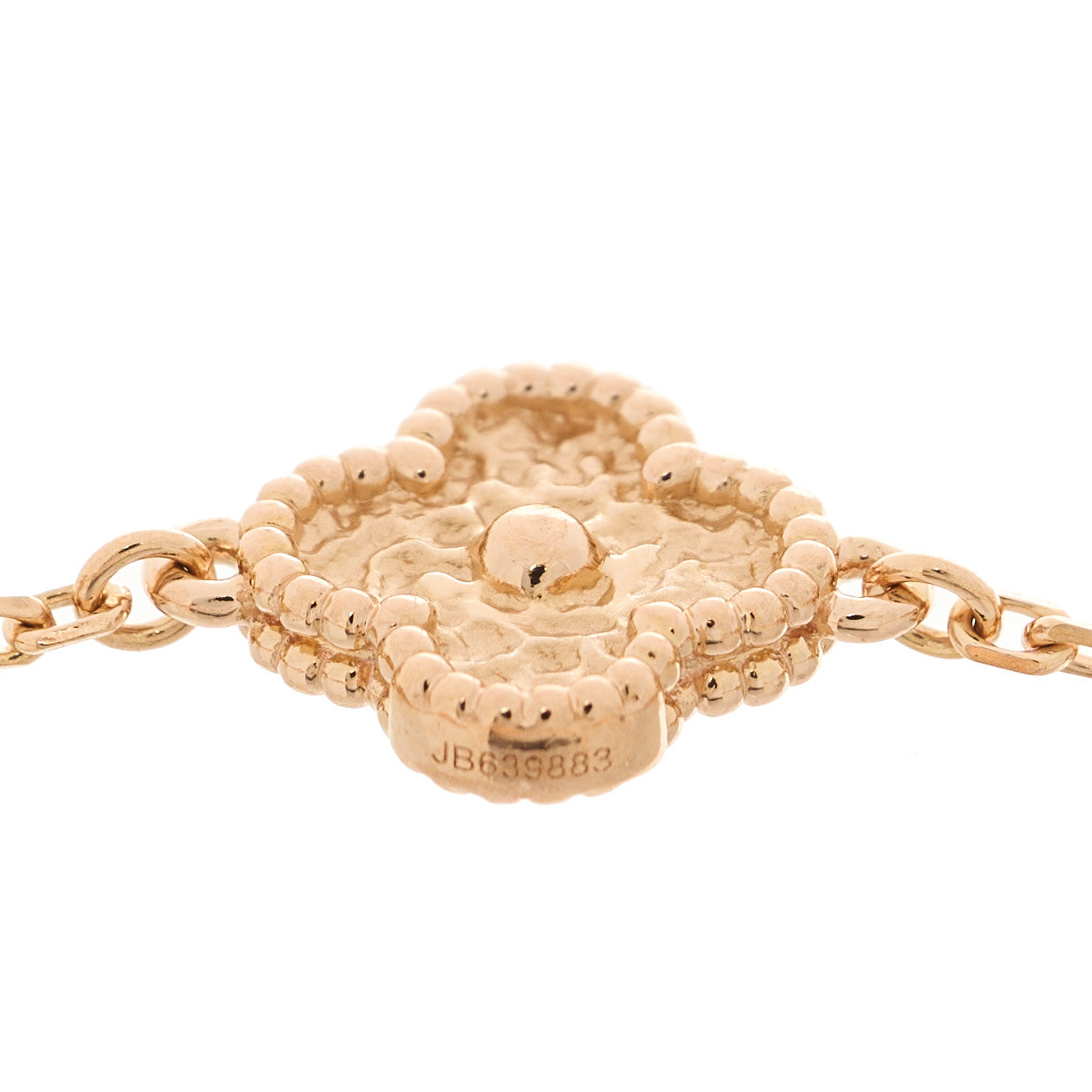 Van Cleef & Arpels 18K Rose Gold 6 Motifs Sweet Alhambra Bracelet 3 of 4