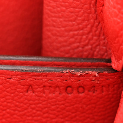 Hermes Evercolor Mini Sac Roulis Rouge Tomate 7 of 10