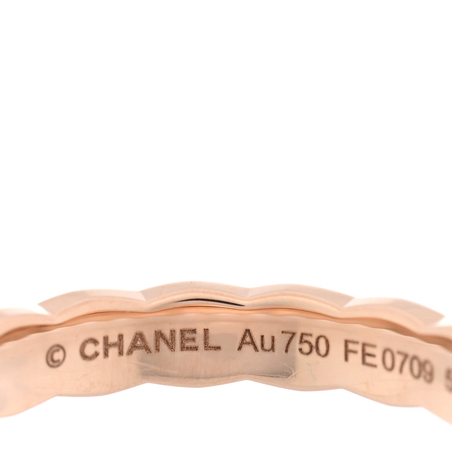 Chanel 18K Beige Gold Diamond Mini Coco Crush Ring 53 6.25 4 of 4