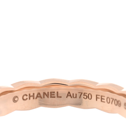 Chanel 18K Beige Gold Diamond Mini Coco Crush Ring 53 6.25 4 of 4