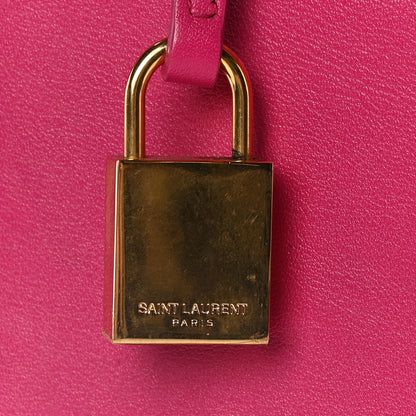 Saint Laurent Calfskin Nano Sac De Jour Bubblegum 10 of 14