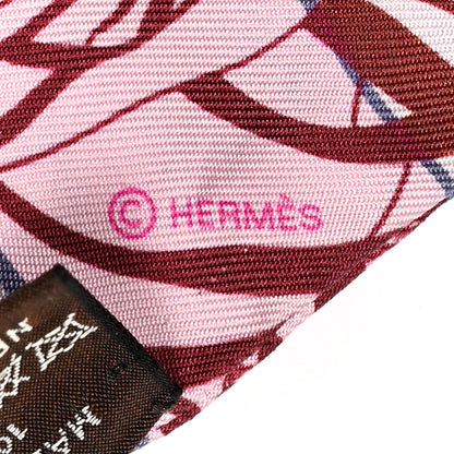 Hermes Silk Jungle Love Rainbow Twilly Fuchsia Bleu Ciel 3 of 4