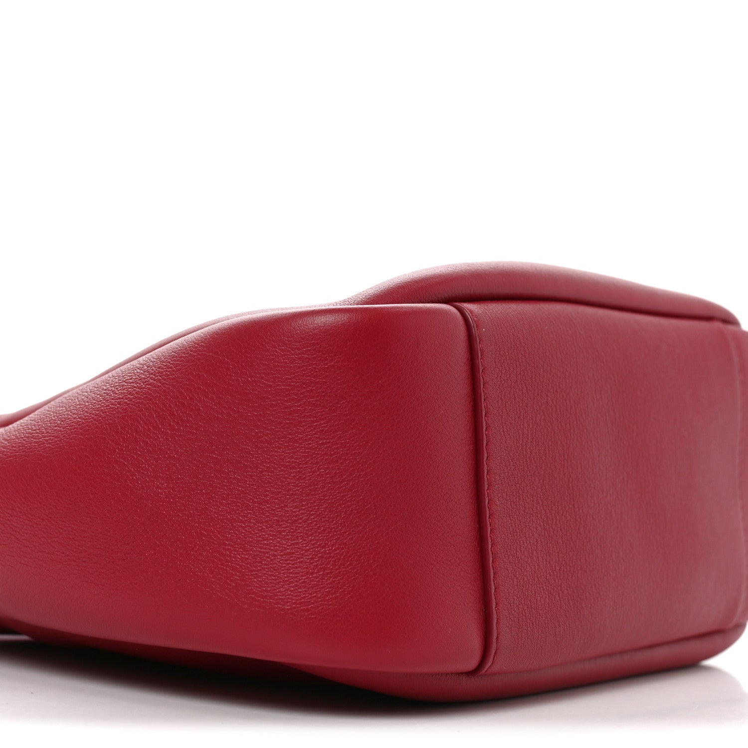 Saint Laurent Smooth Calfskin Small Le 5 A 7 Soft Hobo Cherry Jam 9 of 10