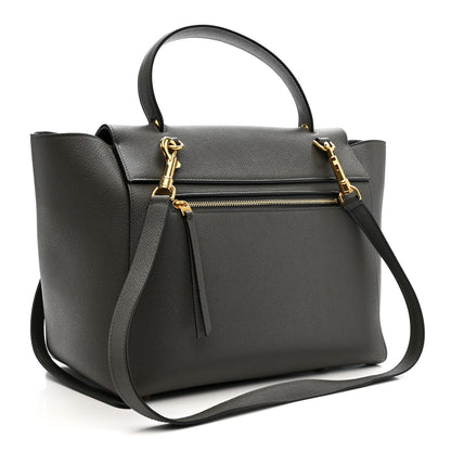 Celine Grained Calfskin Mini Belt Bag Grey 3 of 11