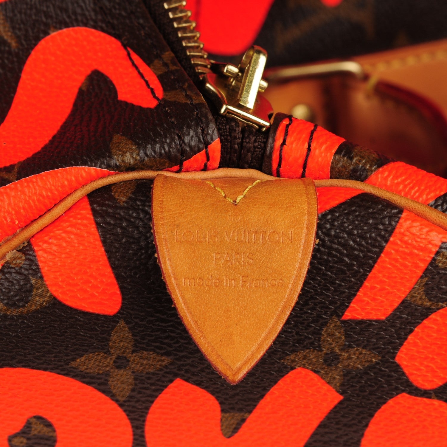 Louis Vuitton Monogram Graffiti Keepall 50 Orange 5 of 9