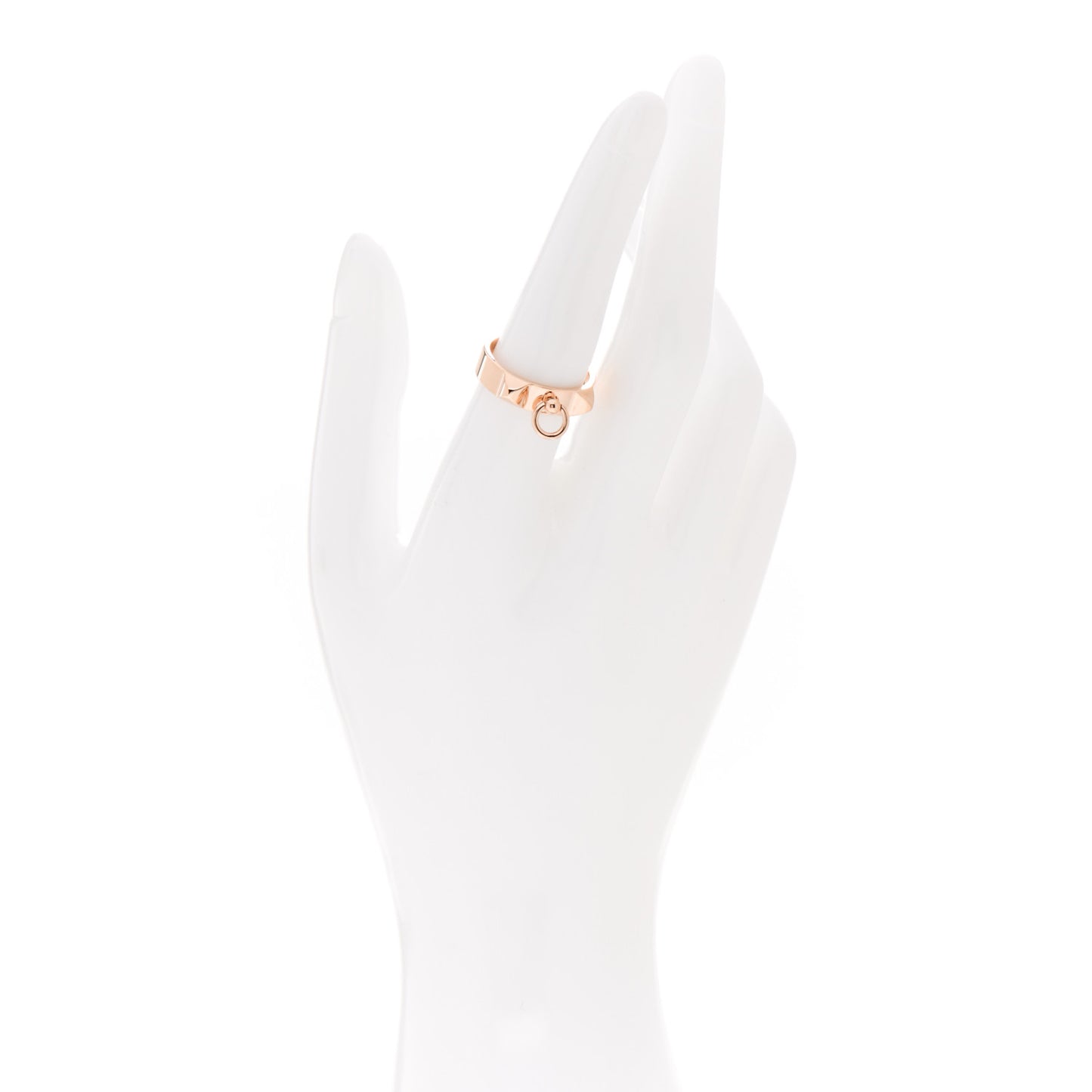 18K Rose Gold PM Collier De Chien Ring 55 7.25